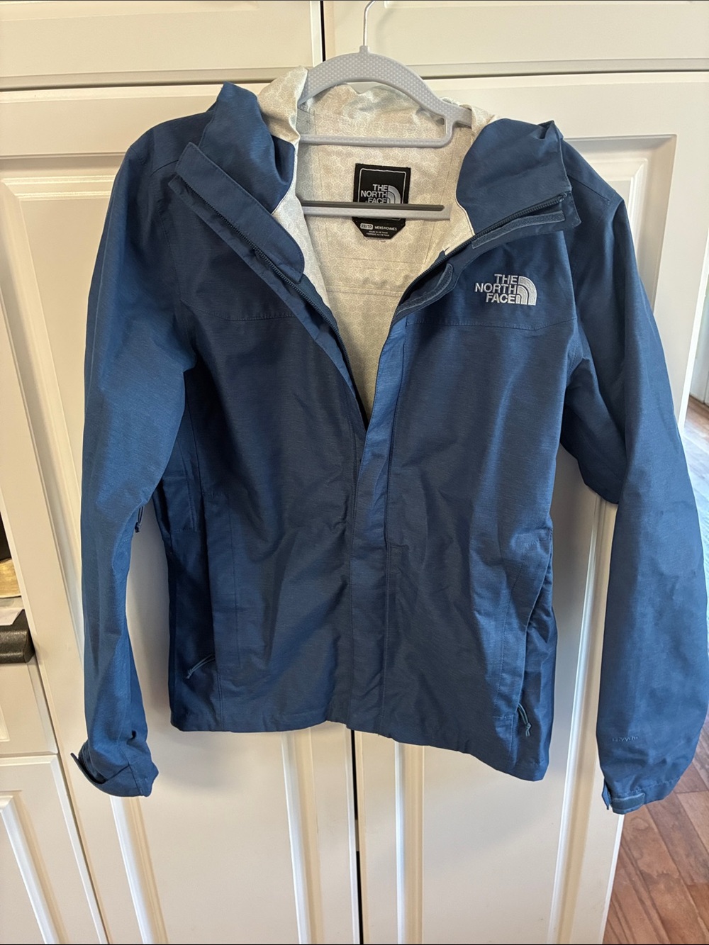 The North Face Navy Blue Men's Hooded Raincoat